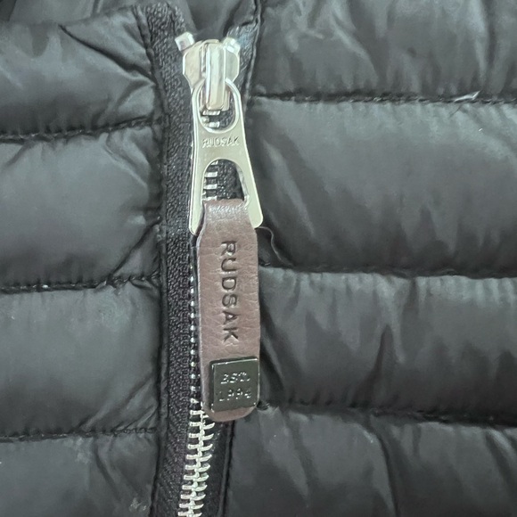 Rudsak Women's Down Black Quilted Jacket Canada  Sz Med - Picture 4 of 9